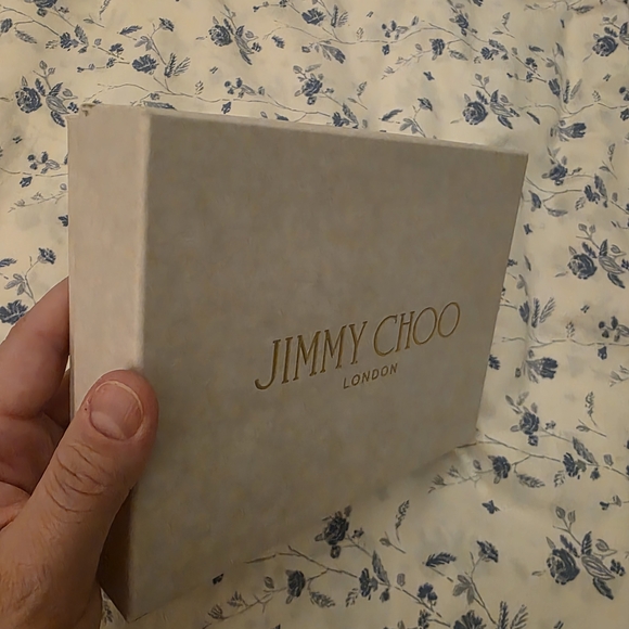 Jimmy Choo Bright Green Wallet with Crystal Buckle FULL INCLUSION - Picture 8 of 9